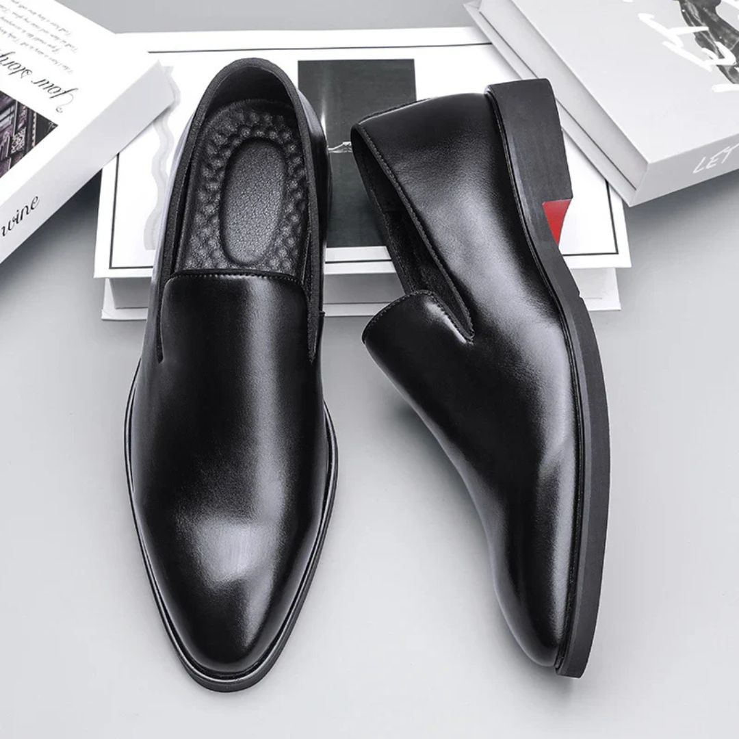 Salvatore | Polished Leather Loafers