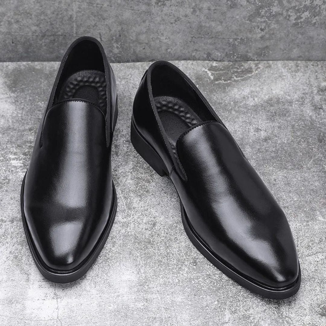 Salvatore | Polished Leather Loafers