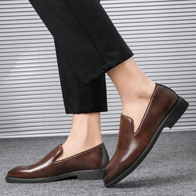 Salvatore | Polished Leather Loafers