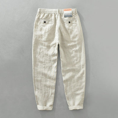 Leandro | Linen Drawstring Trousers