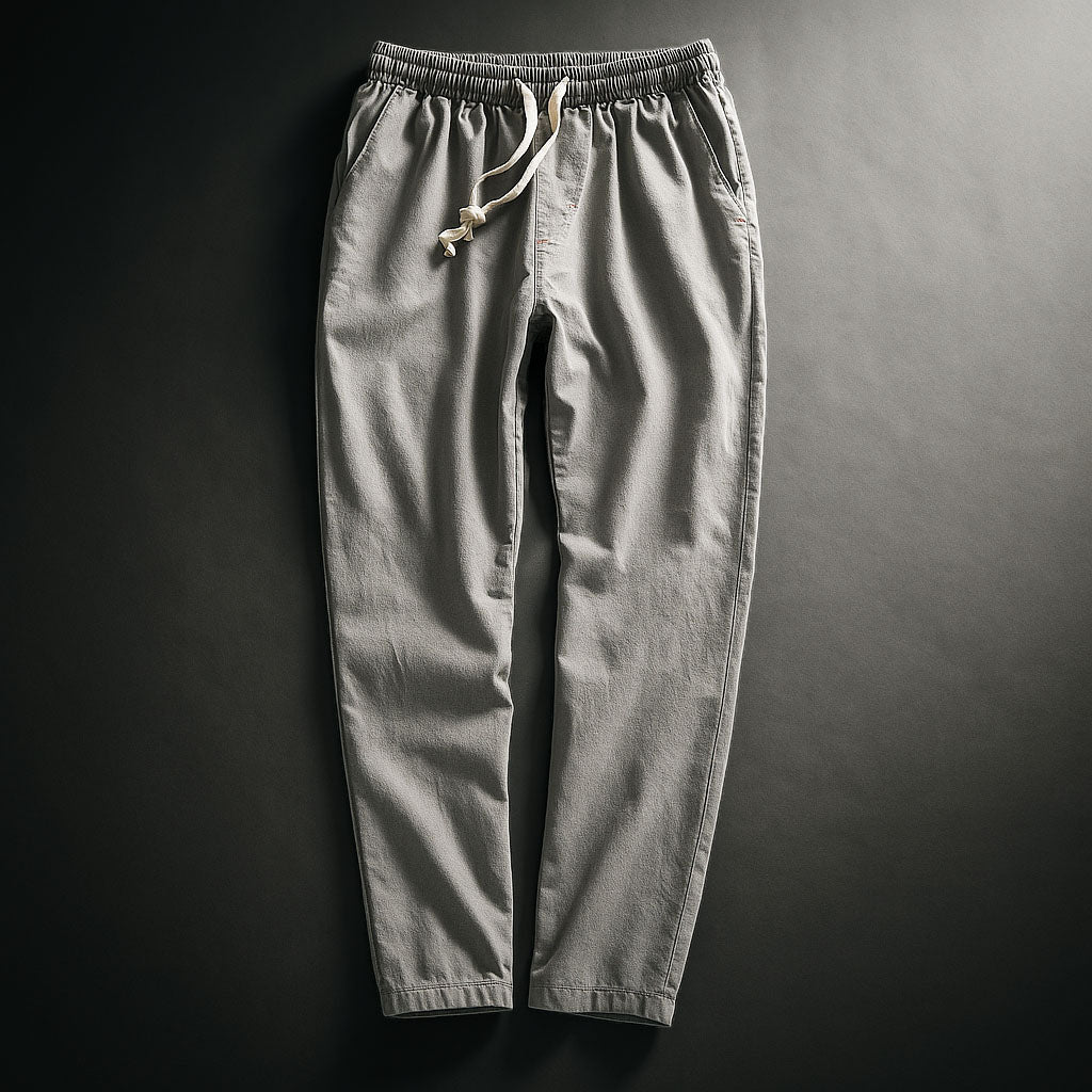 Matteo | Cotton Drawstring Pants