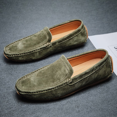 Alessandro | Hand-Stitched Suede Loafers