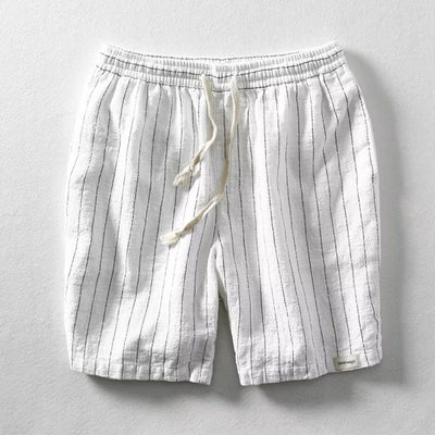 Dario | Linen Striped Shorts