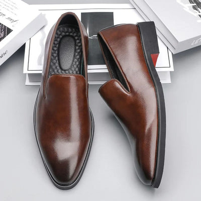 Salvatore | Polished Leather Loafers