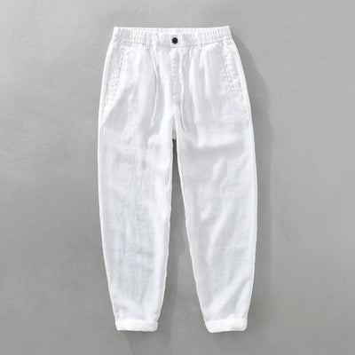 Leandro | Linen Drawstring Trousers