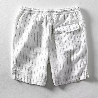 Dario | Linen Striped Shorts