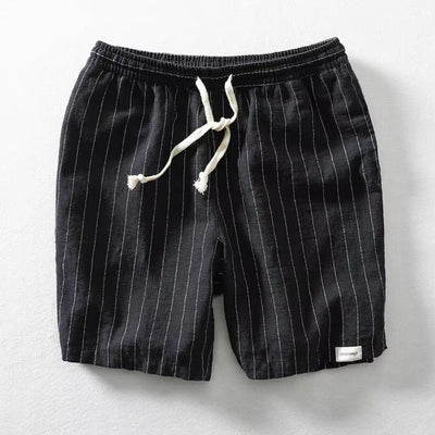 Dario | Linen Striped Shorts