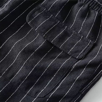 Dario | Linen Striped Shorts