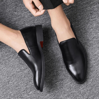 Salvatore | Polished Leather Loafers