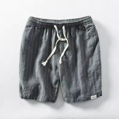 Dario | Linen Striped Shorts