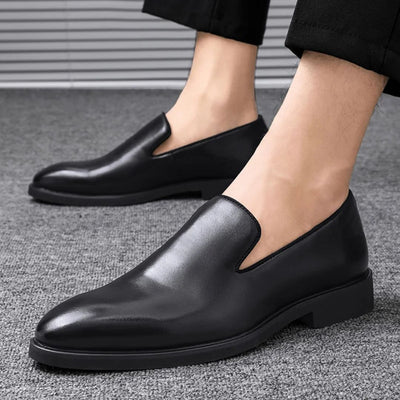 Salvatore | Polished Leather Loafers