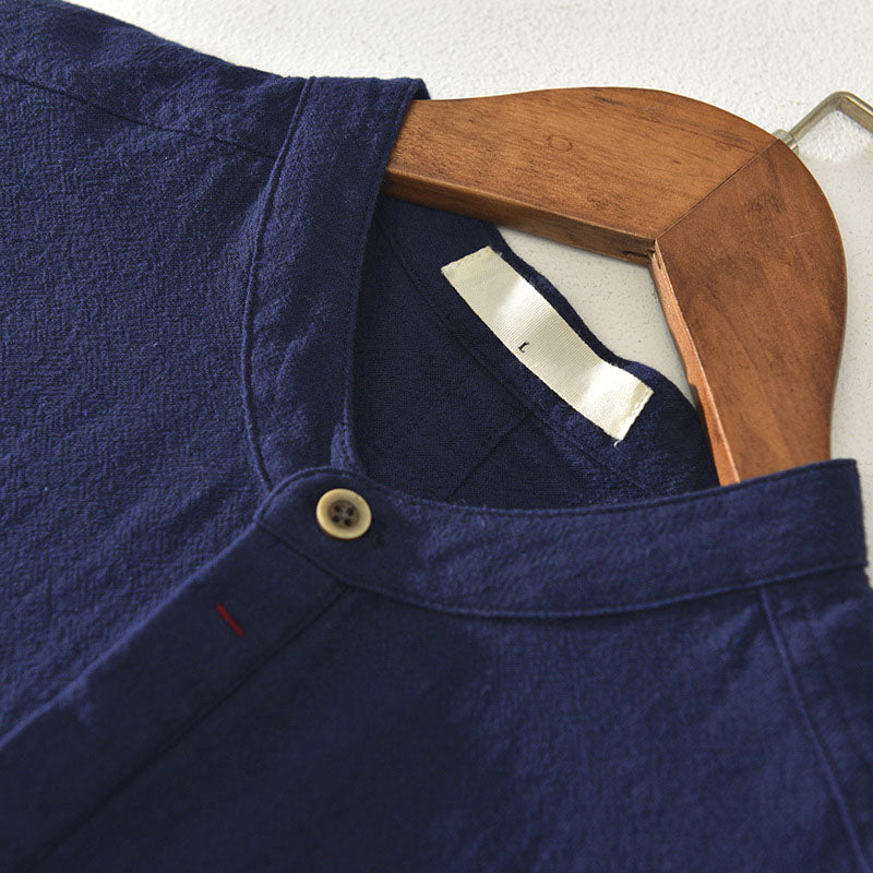 Santino | Linen Henley Shirt