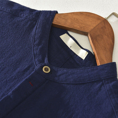 Santino | Linen Henley Shirt