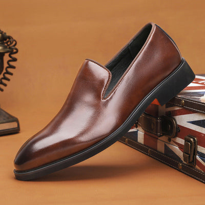 Salvatore | Polished Leather Loafers