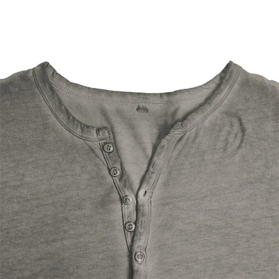 Orin | Long Sleeve Henley Shirt