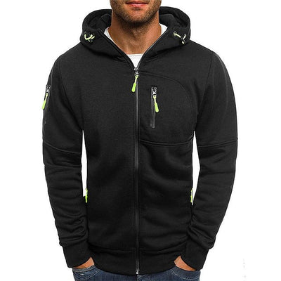 Daxon | Hooded Zip-Up Jacket